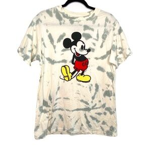 Vintage Disney Mickey Mouse Tie Dye Double Sided T Shirt Adults Extra Large